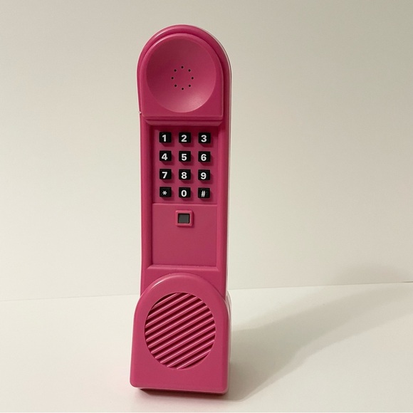 Milton Bradley Dream Phone Pink 1991 Board Game PHONE ONLY Tested Works - Picture 1 of 17